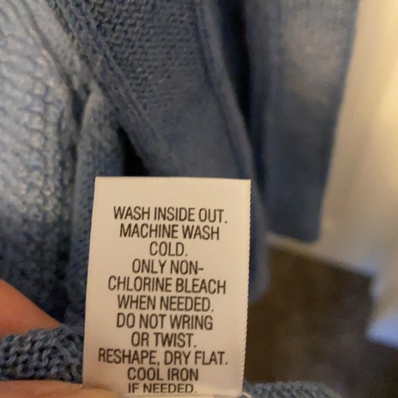 Croft & Barrow Cardigan Sweater Denim Blue XL NWT - Picture 8 of 8